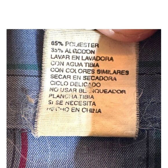 Plaid Short Sleeve Button-Up Shirt Plains Western wear Cowboy Shirt Pearl Snap - Picture 3 of 5